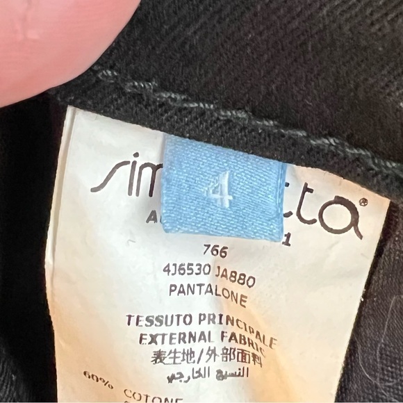 Lanvin Girls Cat Pocket Skinny Jeans size 4 - Picture 8 of 9